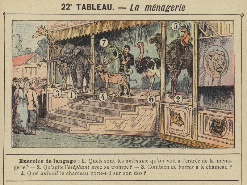 La zvěřinec (barevné lito) od Gustave Fraipont