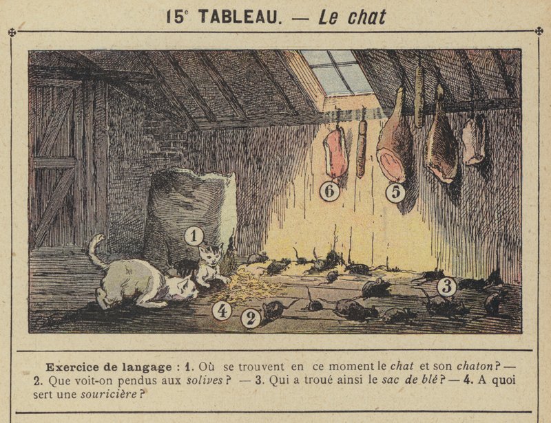 Le chat (barva lito) od Gustave Fraipont