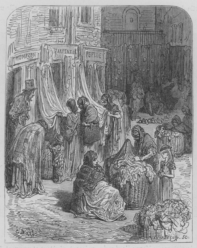 Trh hadrů od Gustave after Dore