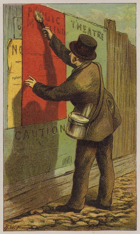 Nálepka na účet (barevná lito) od H.W. (after) Petherick
