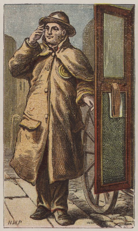 Cabman (barva lito) od H.W. (after) Petherick