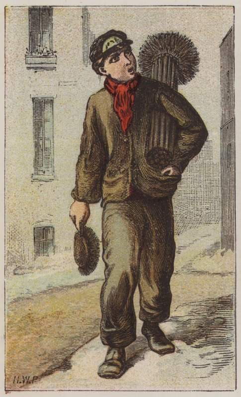 Kominík (barevný lito) od H.W. (after) Petherick