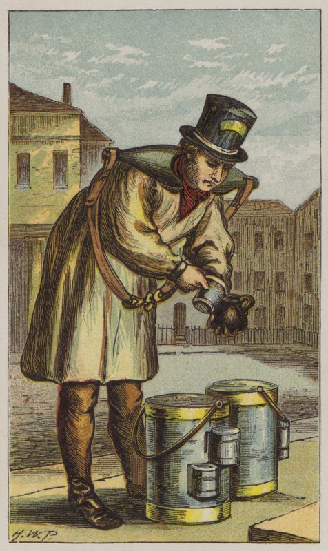 Milkman (barva lito) od H.W. (after) Petherick