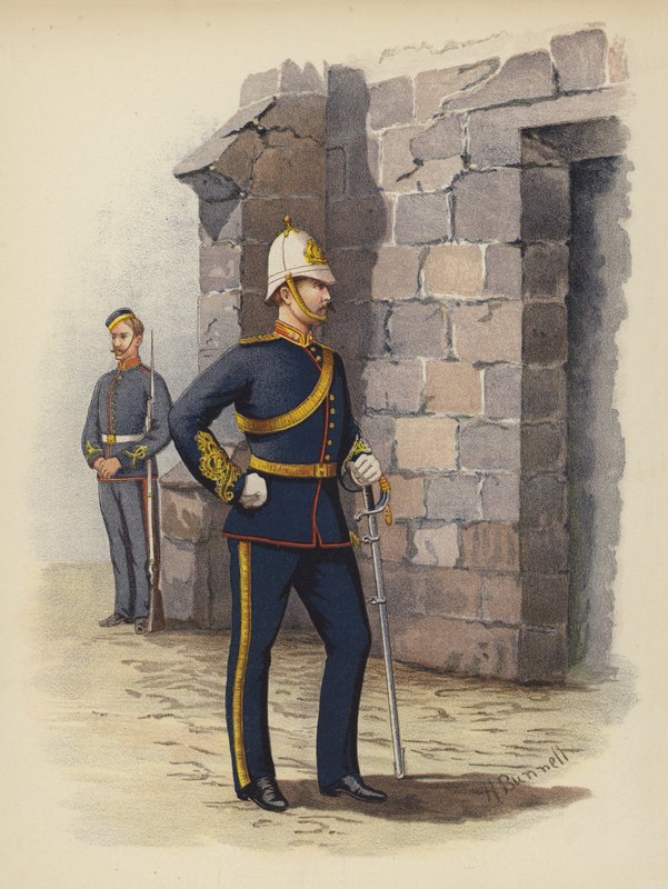 Posádkové dělostřelectvo Halifax od H. Bunnett
