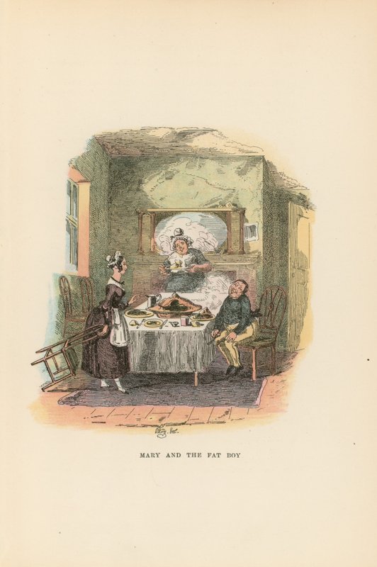 Ilustrace pro Pickwick Papers od Hablot Knight Browne