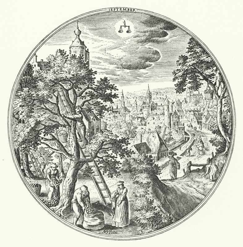 září (rytina) od Hans (after) Bol