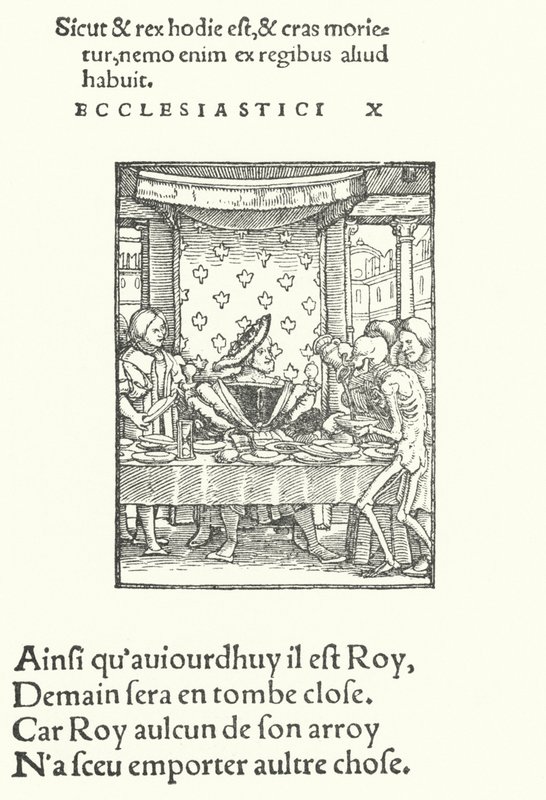 Král (rytina) od Hans (after) Holbein the Younger