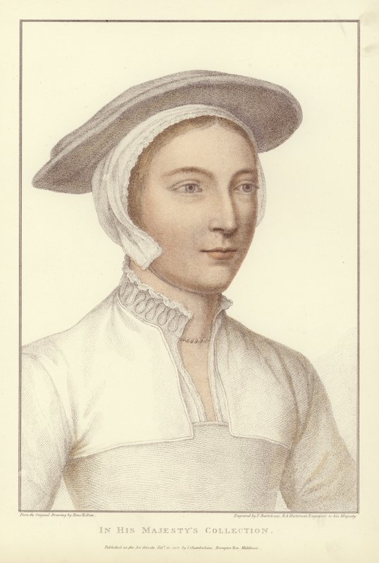 Anonymní žena (akvatinta) od Hans Holbein der Jüngere