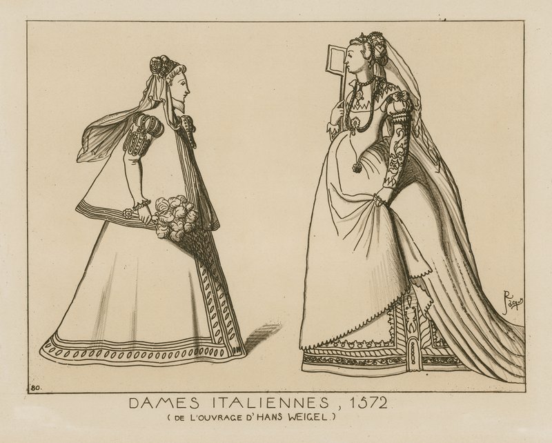 Italské ženy, 1572 od Hans Weigel