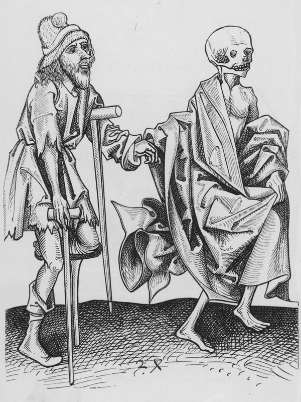 Holbeinův tanec smrti od Hans after Holbein the Younger