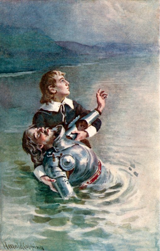 Přechod přes řeku od Harold Copping