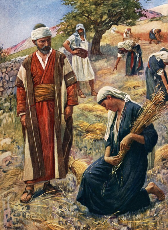 Ruth (barva lito) od Harold Copping
