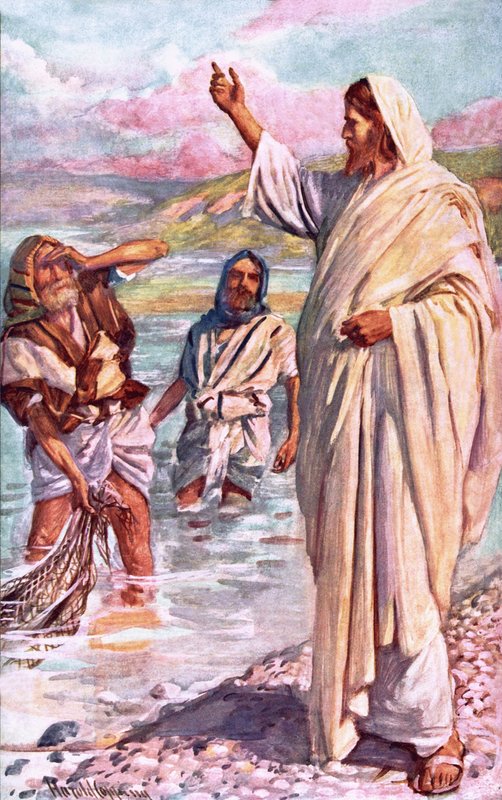 Volání Ondřeje a Petra od Harold Copping