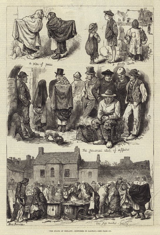 Stát Irsko, Náčrtky v Galway od Harry Furniss