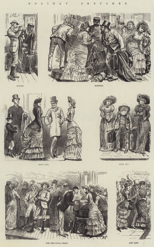 Prázdninové skici od Harry Furniss