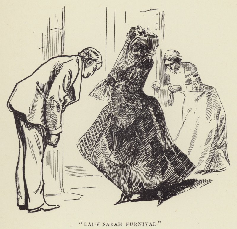 Lady Sarah Furnival od Harry Furniss