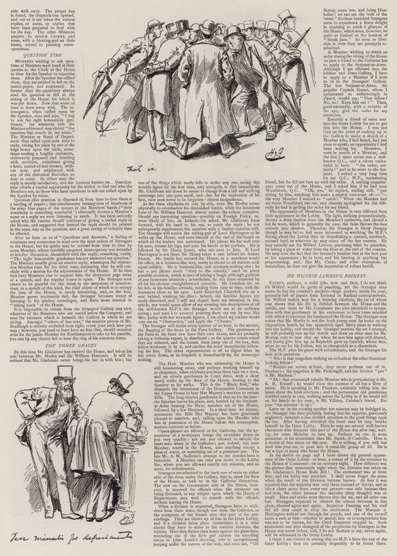 Život v parlamentu, Cizinci ve sněmovně od Harry Furniss