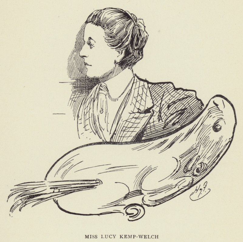 Slečna Lucy Kemp-Welchová od Harry Furniss