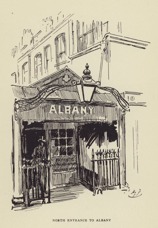 Severní vchod do Albany od Harry Furniss
