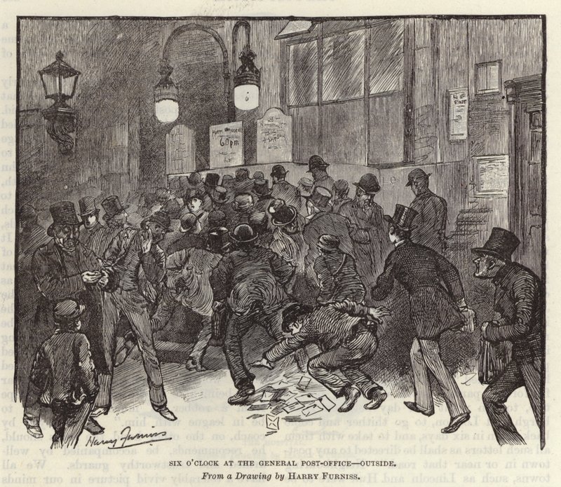 Šest hodin na hlavní poště od Harry Furniss