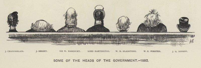 Někteří z předsedů vlád od Harry Furniss