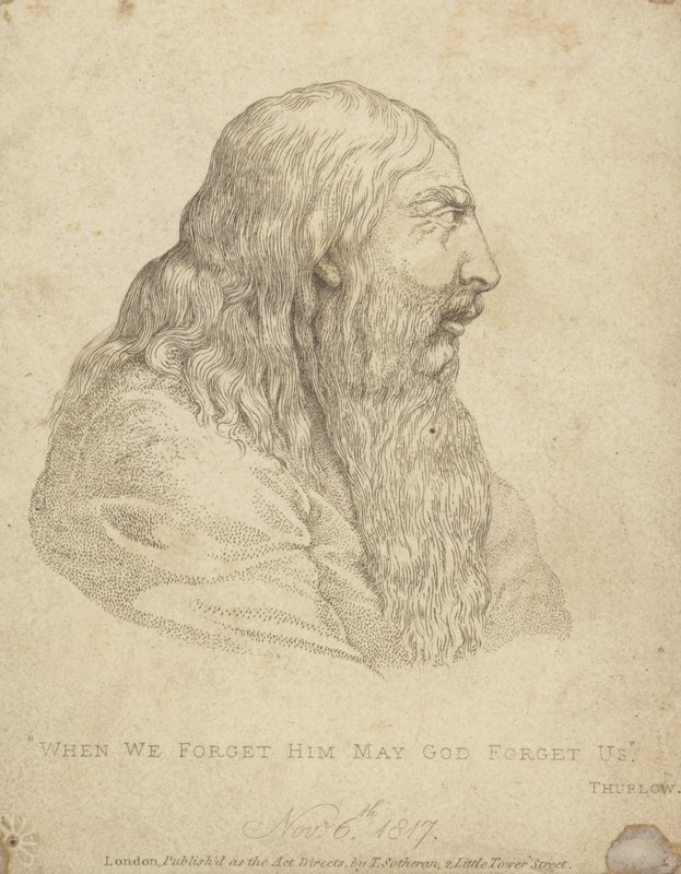 Král Jiří III. ve stáří, 1817 od Henri after Meyer