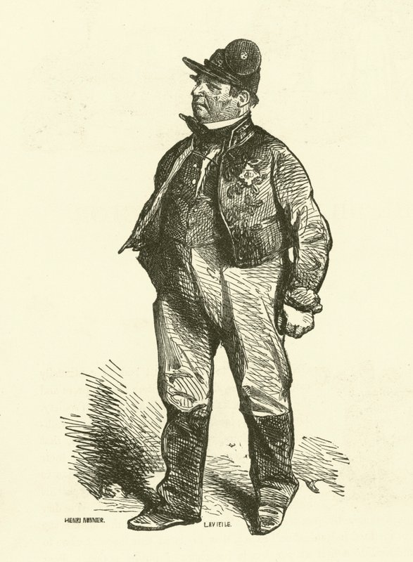 Diligence Dirigent (rytina) od Henri Bonaventure (after) Monnier