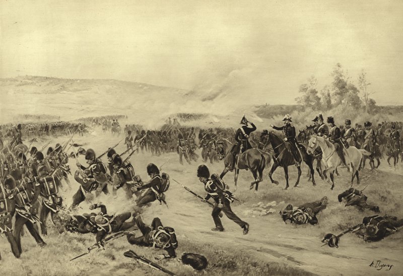 Bitva u Almy, 1854 (hlubotisk) od Henri Louis Dupray