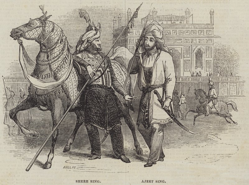 Shere Sing a Ajeet Sing od Henry Anelay