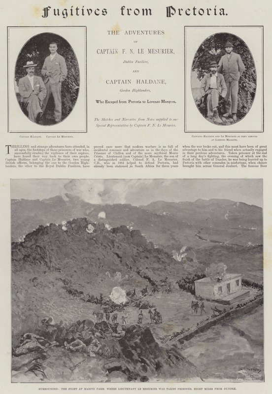 Uprchlíci z Pretorie od Henry Charles Seppings Wright