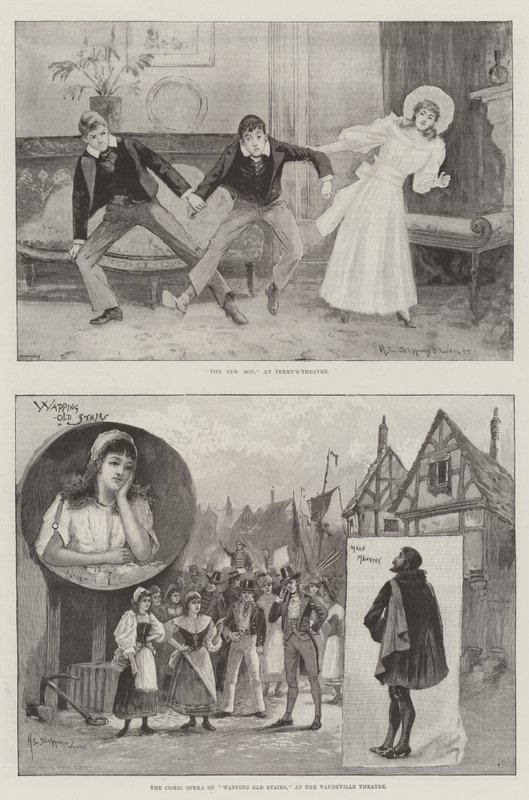 Performing Arts v Londýně od Henry Charles Seppings Wright