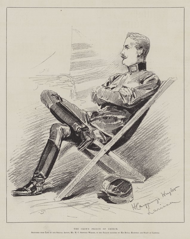 Řecký korunní princ od Henry Charles Seppings Wright