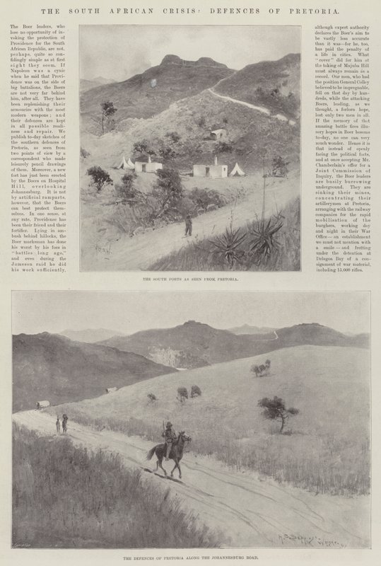Jihoafrická krize, obrana Pretorie od Henry Charles Seppings Wright