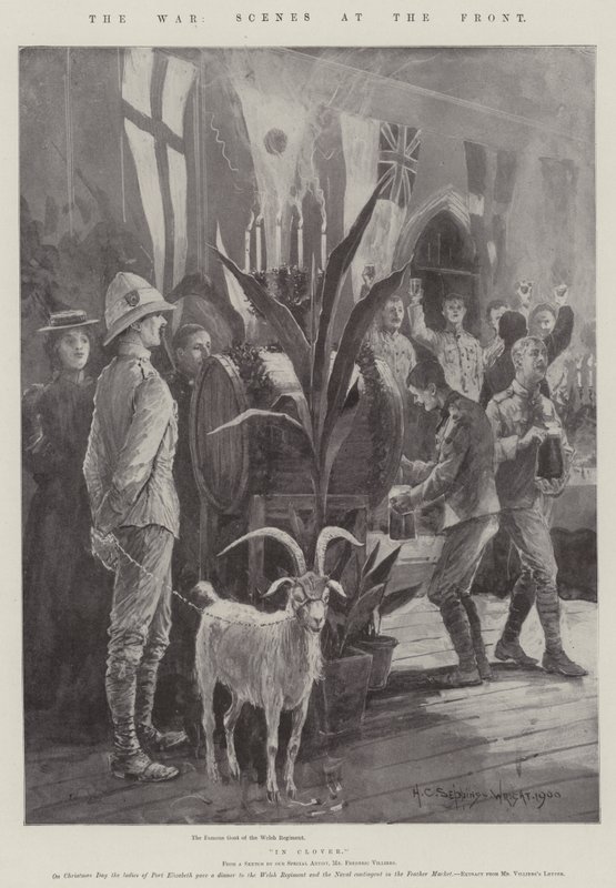 Válka, scény na frontě od Henry Charles Seppings Wright