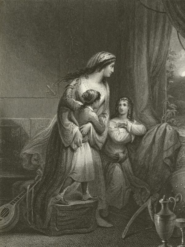Řecká matka od Edward Henry Corbould