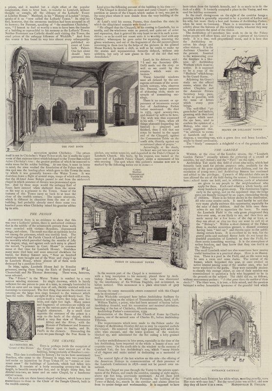 Lambethský palác od Henry Edward Tidmarsh