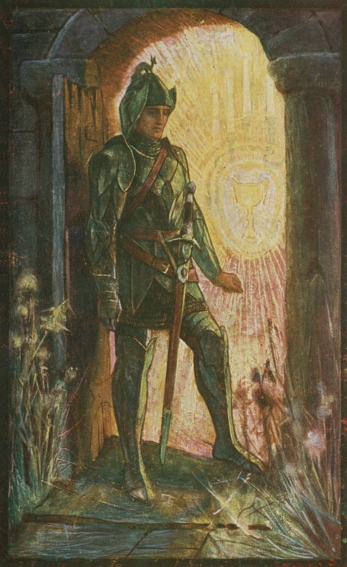 Lancelot v kapli od Henry Justice Ford