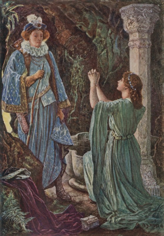 Nešťastná hraběnka klesla na kolena od Henry Justice Ford