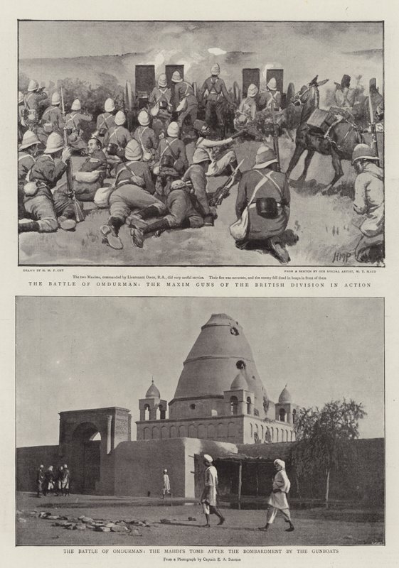 Bitva o Omdurman od Henry Marriott Paget