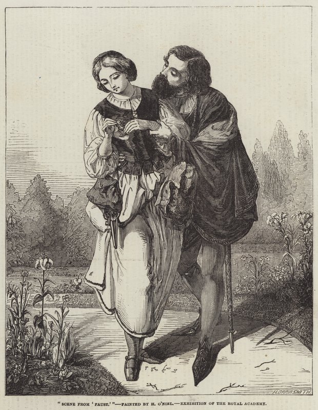 Scéna z Fausta od Henry O