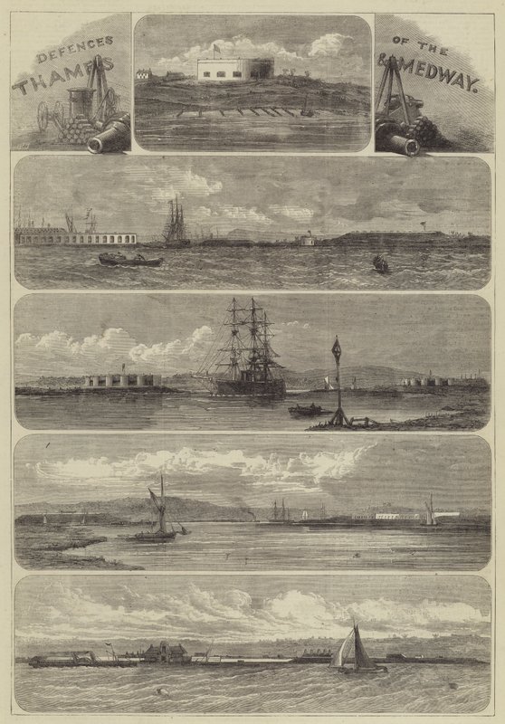 Obrana Temže a Medway od Henry Spernon Tozer