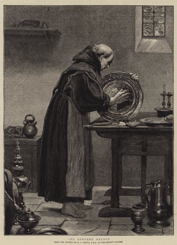 Klášter Drudge od Henry Stacey Marks