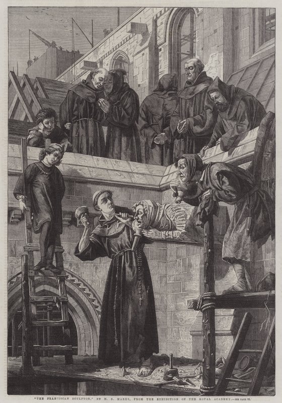 Františkánský sochař od Henry Stacey Marks
