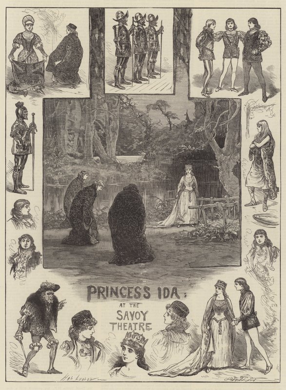 Princezna Ida v divadle Savoy od Henry Stephen Ludlow