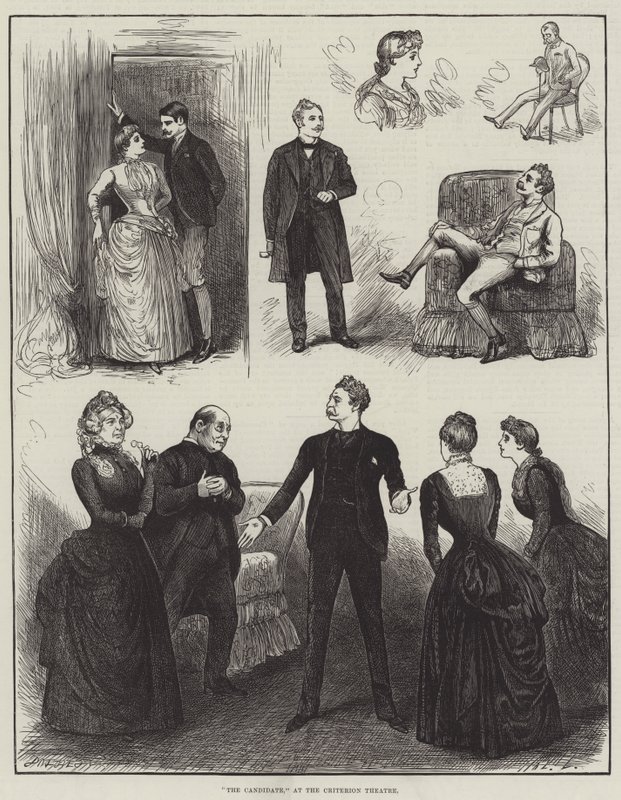 Kandidát v divadle Criterion od Henry Stephen Ludlow