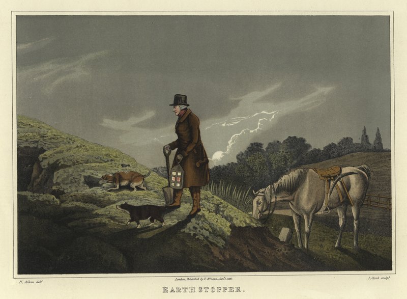 Earth Stopper (chromolitho) od Henry Thomas Alken