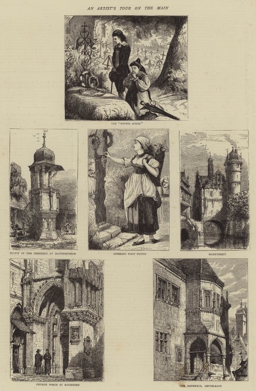 Prohlídka umělce na hlavní třídě od Henry William Brewer