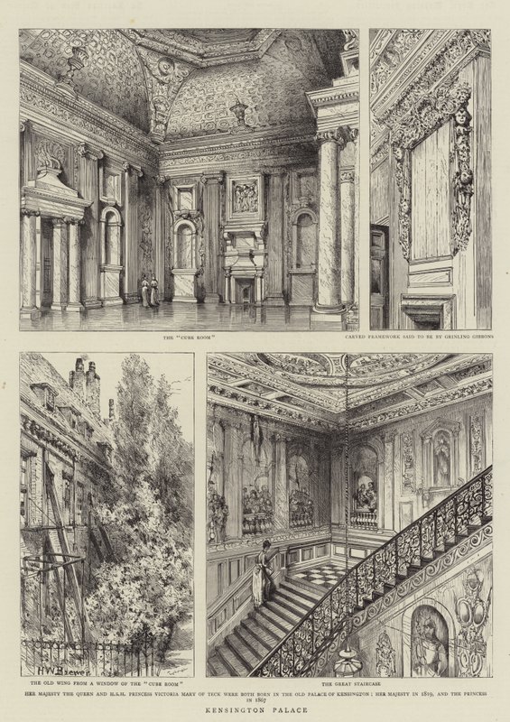 Kensingtonský palác od Henry William Brewer