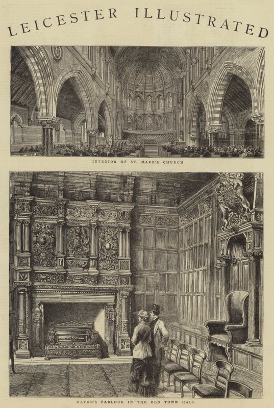 Leicester Illustrated od Henry William Brewer