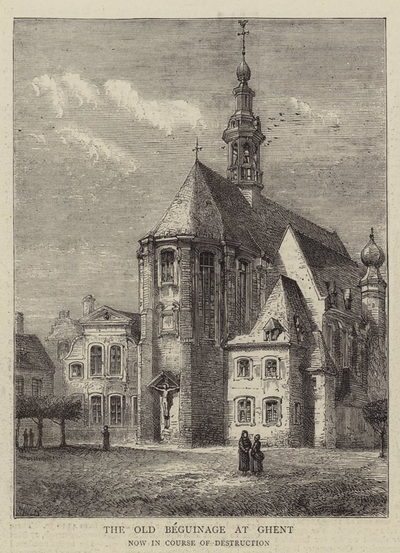Starý kostel v Gentu od Henry William Brewer